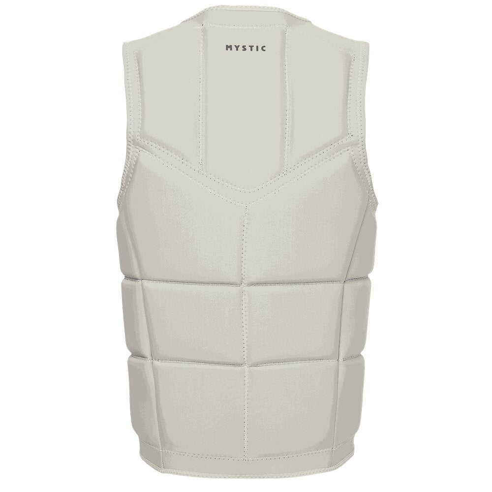 Mystic Star Impact Vest Fzip Wake Dirty White hinten