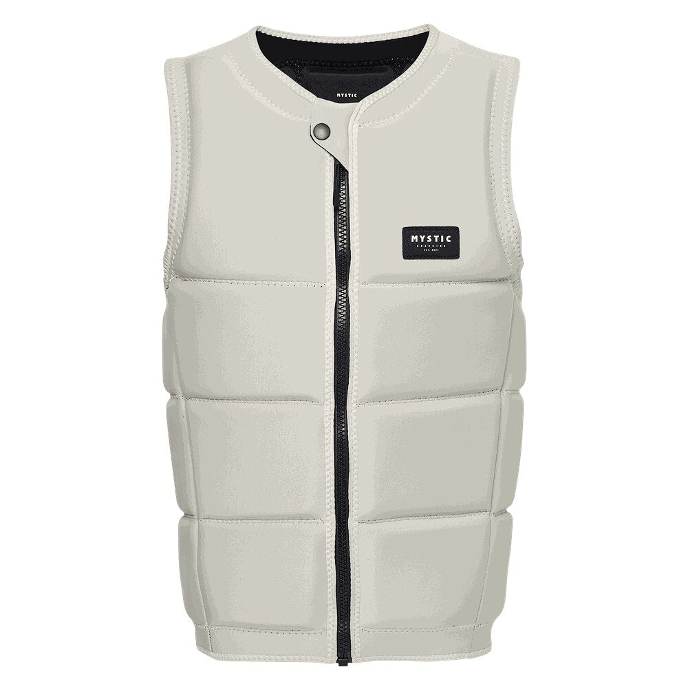 Mystic Star Impact Vest Fzip Wake Dirty White vorne
