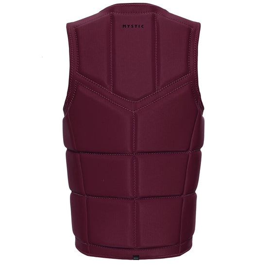 Mystic Star Impact Vest Fzip Wake Oxblood Red hinten