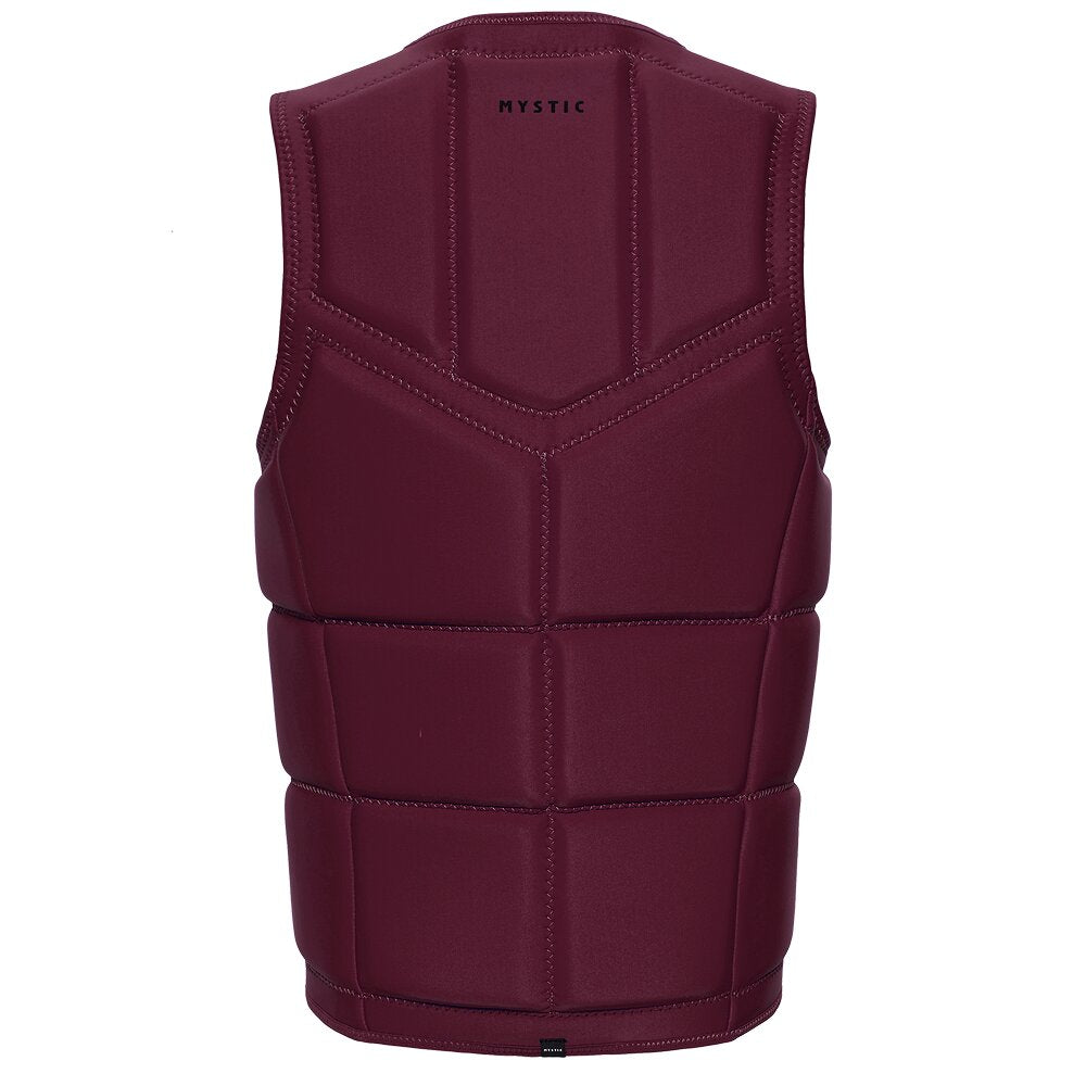 Mystic Star Impact Vest Fzip Wake Oxblood Red hinten