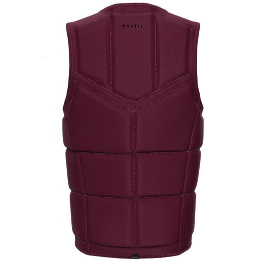 Mystic Star Impact Vest Fzip Wake Oxblood Red hinten