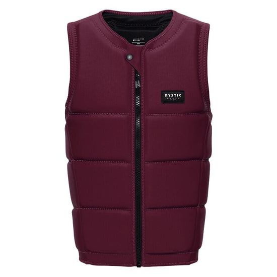 Mystic Star Impact Vest Fzip Wake Oxblood Red vorne