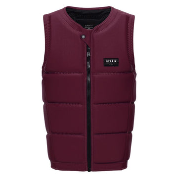 Mystic Star Impact Vest Fzip Wake Oxblood Red vorne