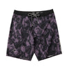 Flachliegend Mystic Boardshorts mit abstraktem Print, Kordelzug und vertikalem Schriftzug