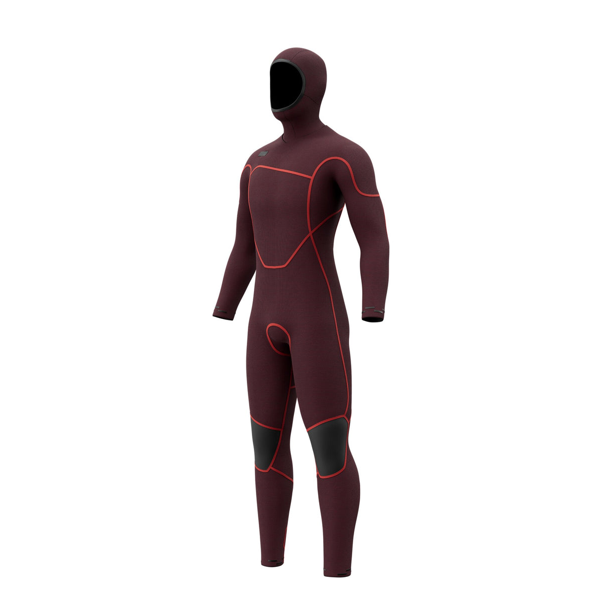 Mystic Voltt Hooded Fullsuit 6/4/3mm Fzip von innen hinten
