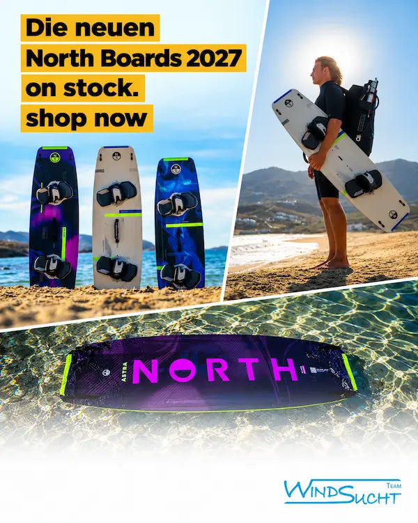 Die neuen North Kiteboards aus 2027 bei WindSucht