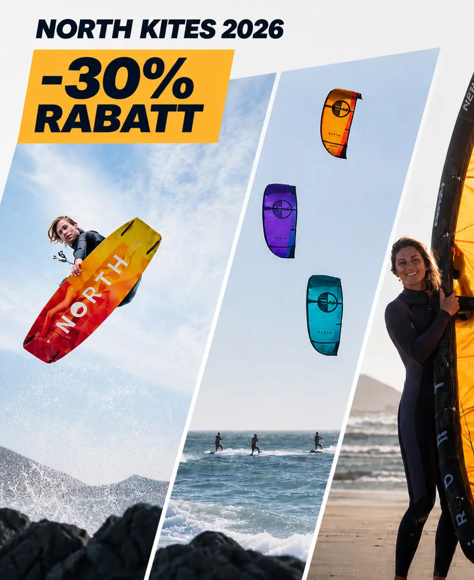 North Orbit Kites aus 2026 am Himmel