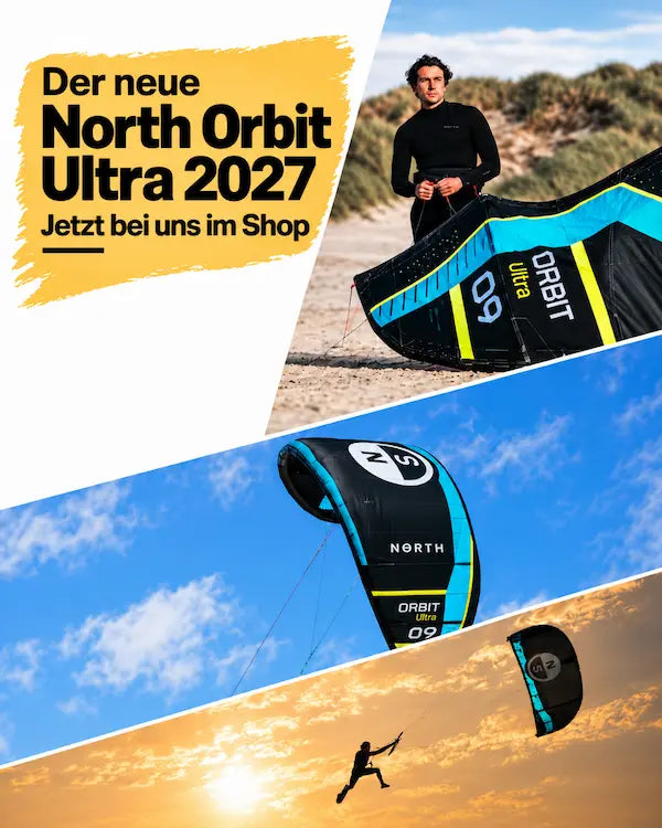 Der neue North Orbit ultra Kite bei Windsucht im Shop