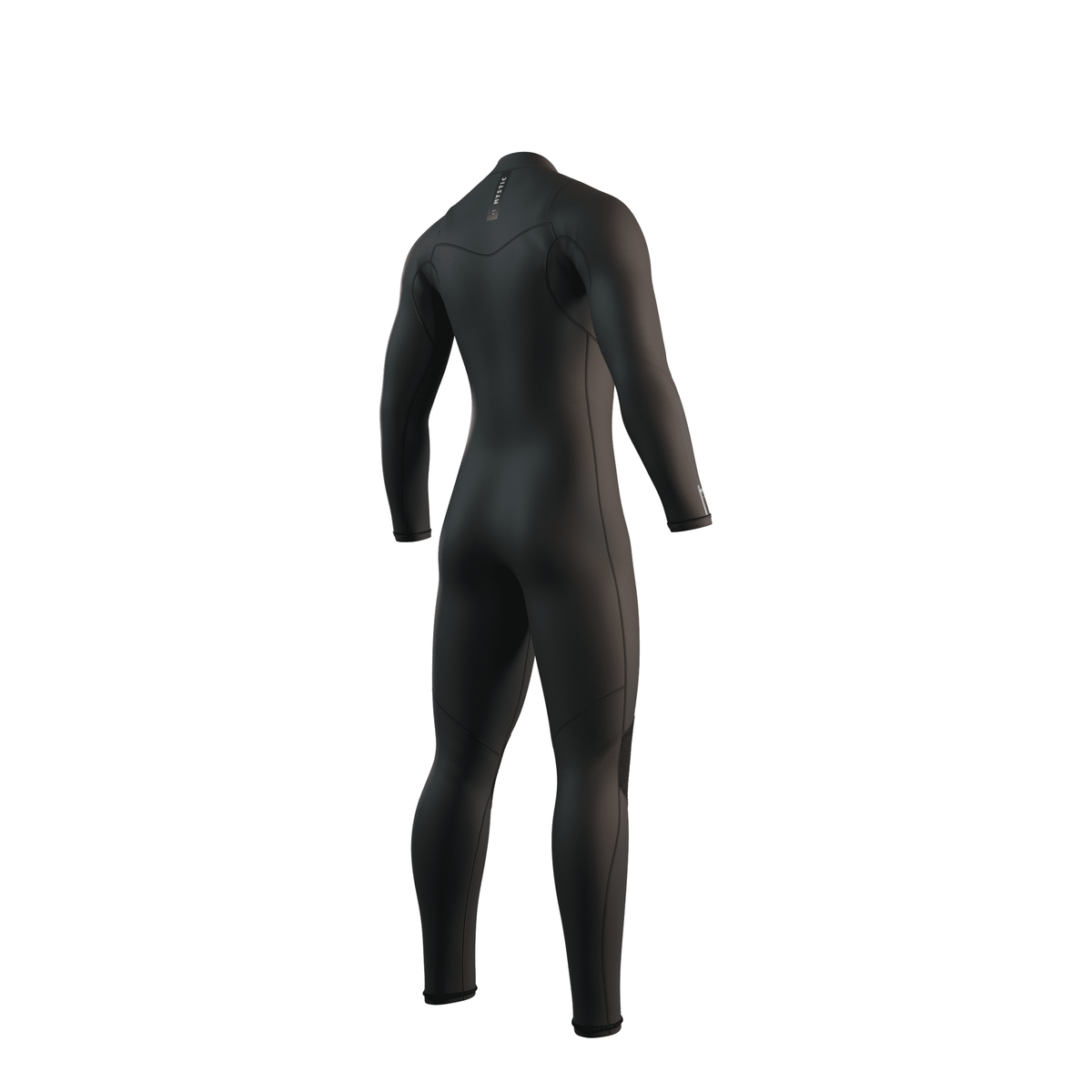 Mystic Brand Fullsuit 3/2mm Fzip Flatlock Black – Ansicht 2