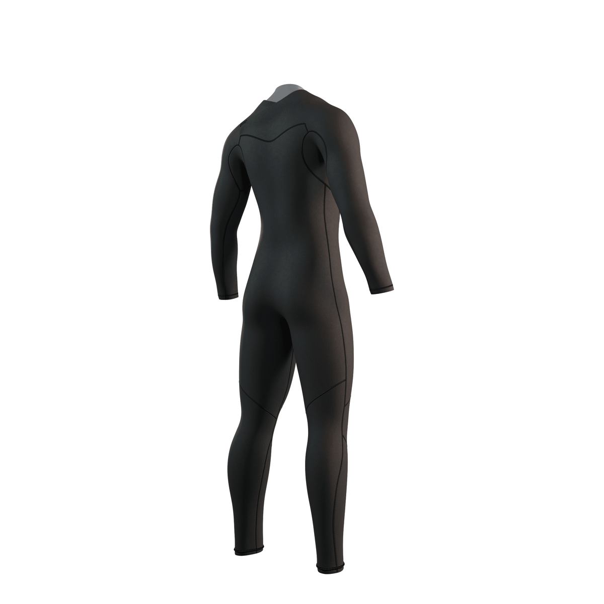 Mystic Brand Fullsuit 3/2mm Fzip Flatlock Black – Ansicht 4