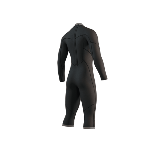Mystic Brand Longarm Shortleg 3/2mm Bzip Flatlock Black – Ansicht 4