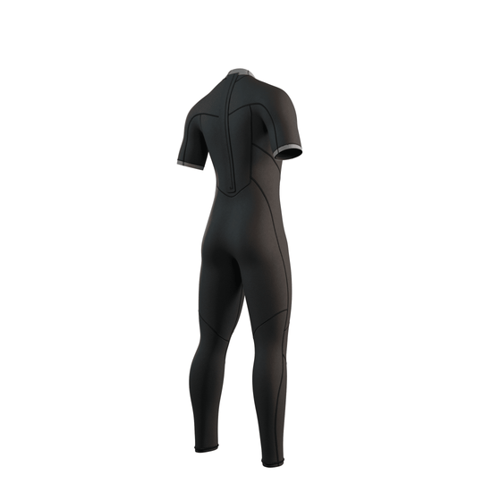 Mystic Brand Shortarm 3/2mm Bzip Flatlock Black – Ansicht 4