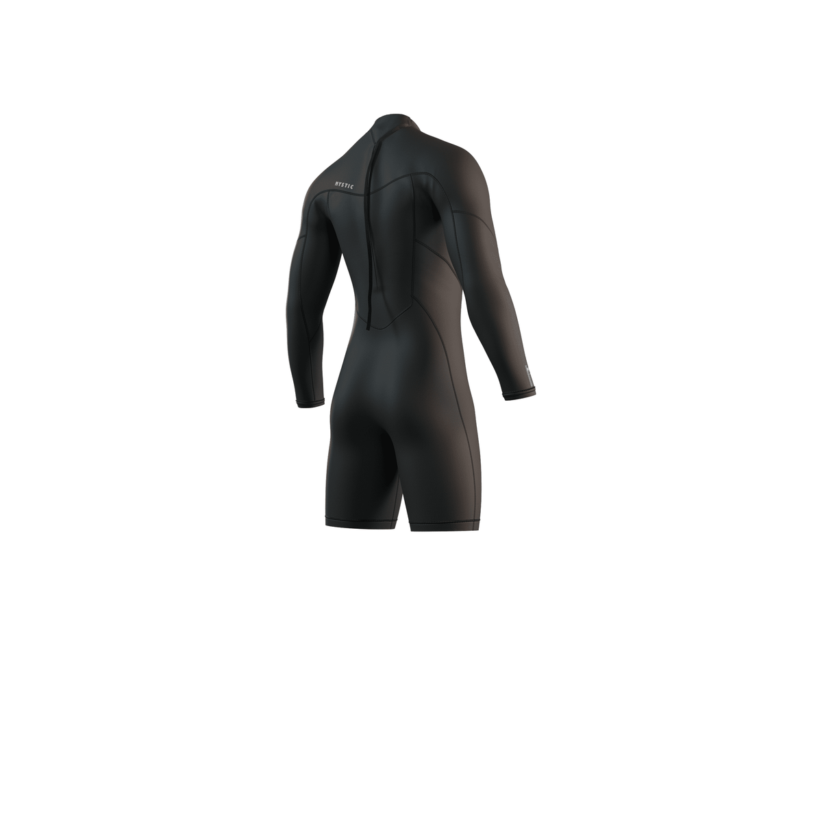 Mystic Brand Longarm Shorty 3/2mm Bzip Flatlock Black – Ansicht 2