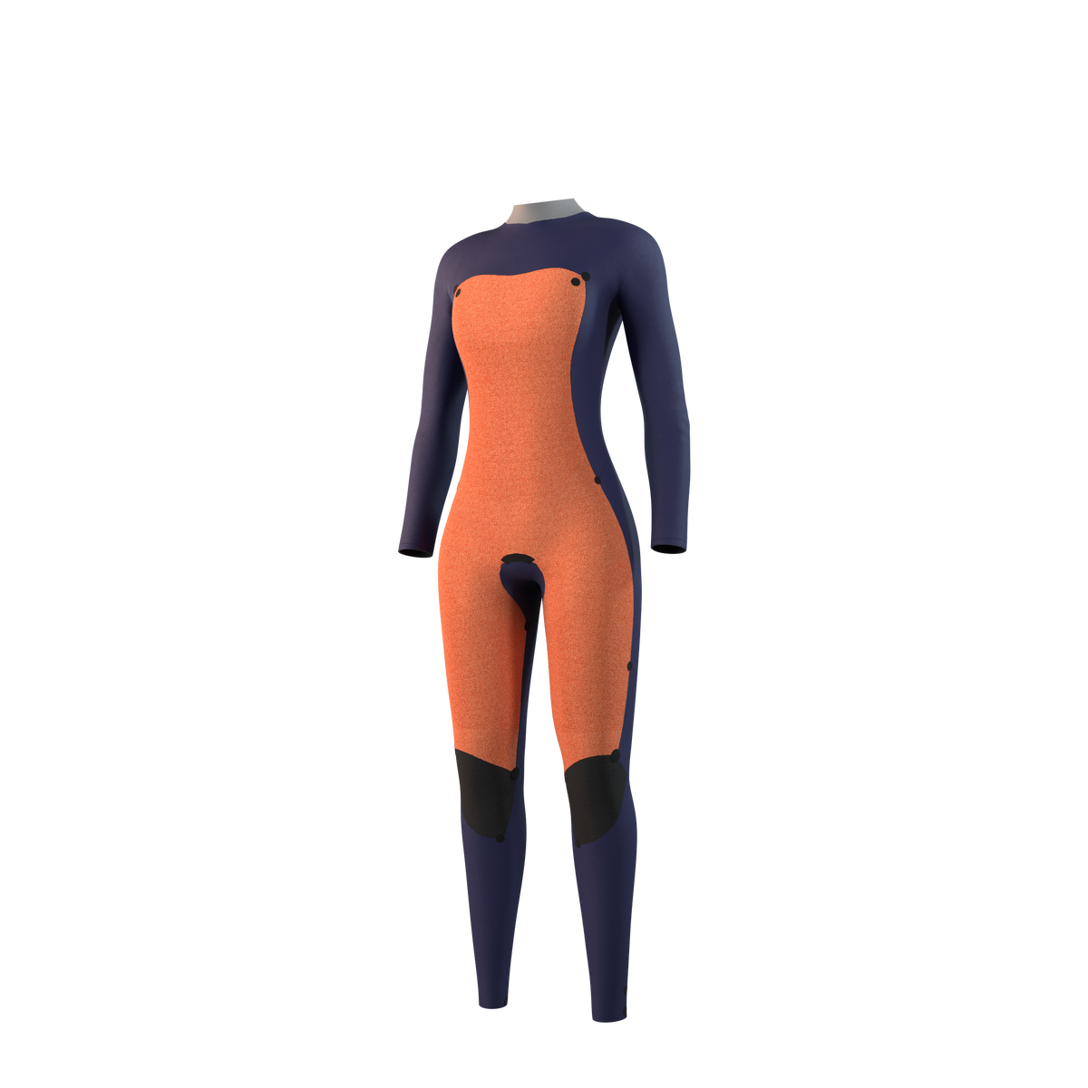 Mystic Star Fullsuit 4/3mm DFzip Women Black – Ansicht 3