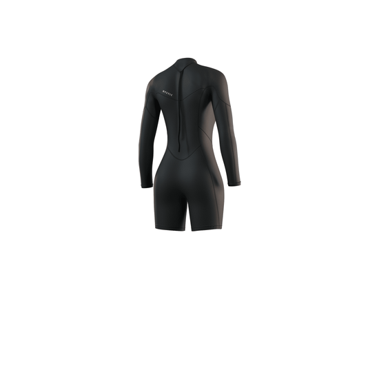 Mystic Brand Longarm Shorty 3/2mm Bzip Flatlock Women Black – Ansicht 2