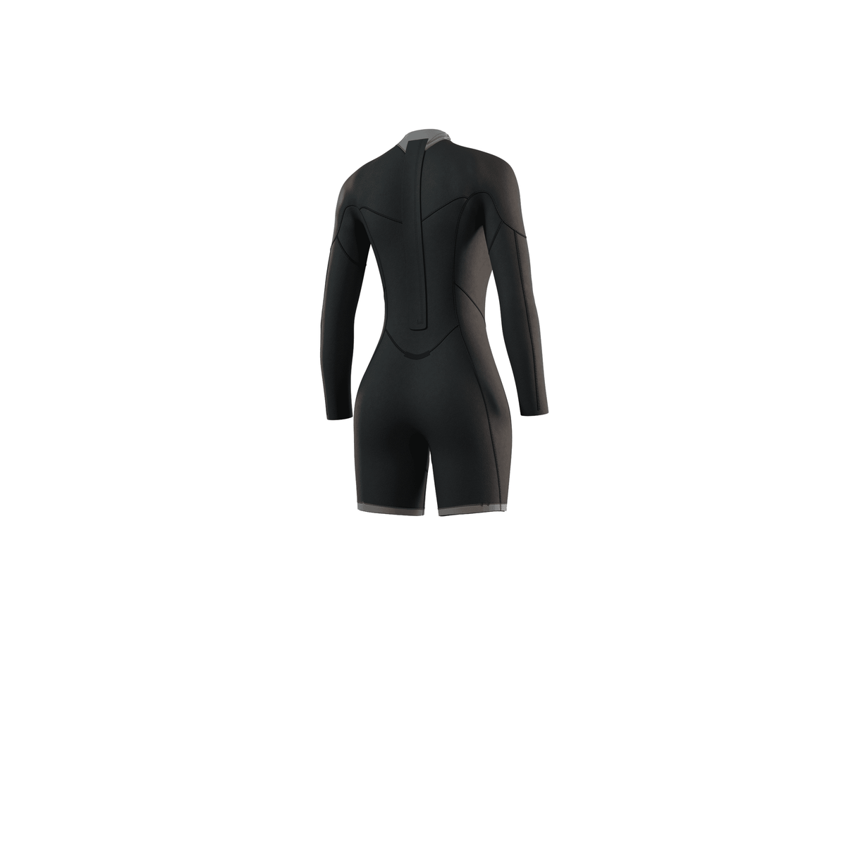 Mystic Brand Longarm Shorty 3/2mm Bzip Flatlock Women Black – Ansicht 3
