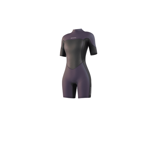 Mystic Brand Shorty 3/2mm Bzip Flatlock Women Deep Purple