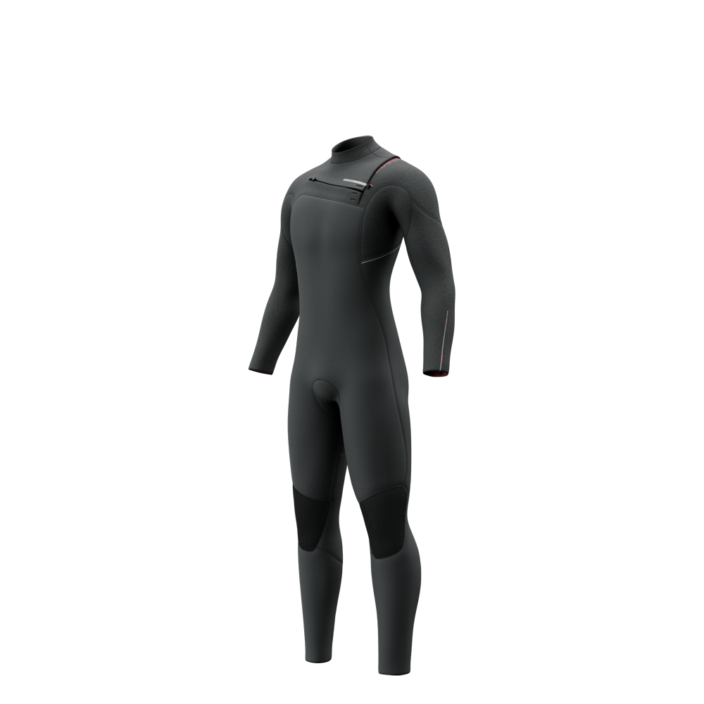 Mystic Majestic Fullsuit 3/2mm Fzip Dark Grey