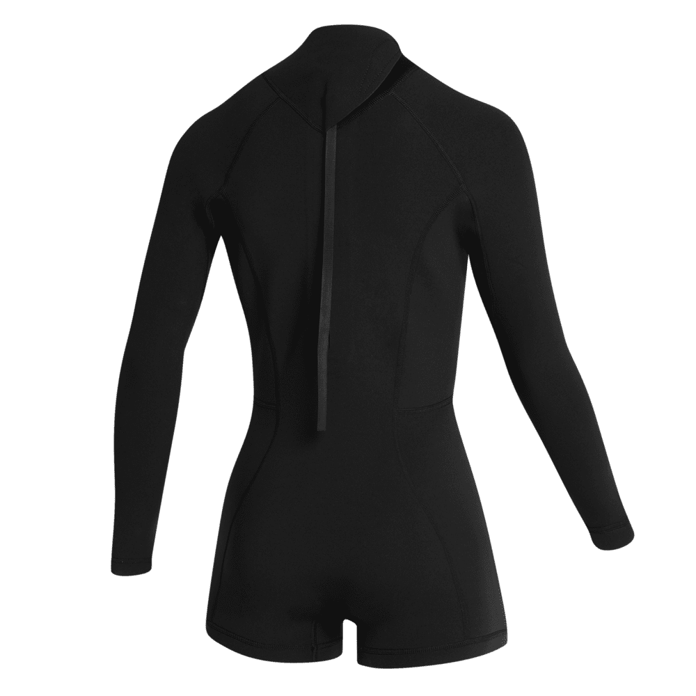 Mystic Lunar Longarm Shorty 2/2mm Bzip Women Black – Ansicht 2