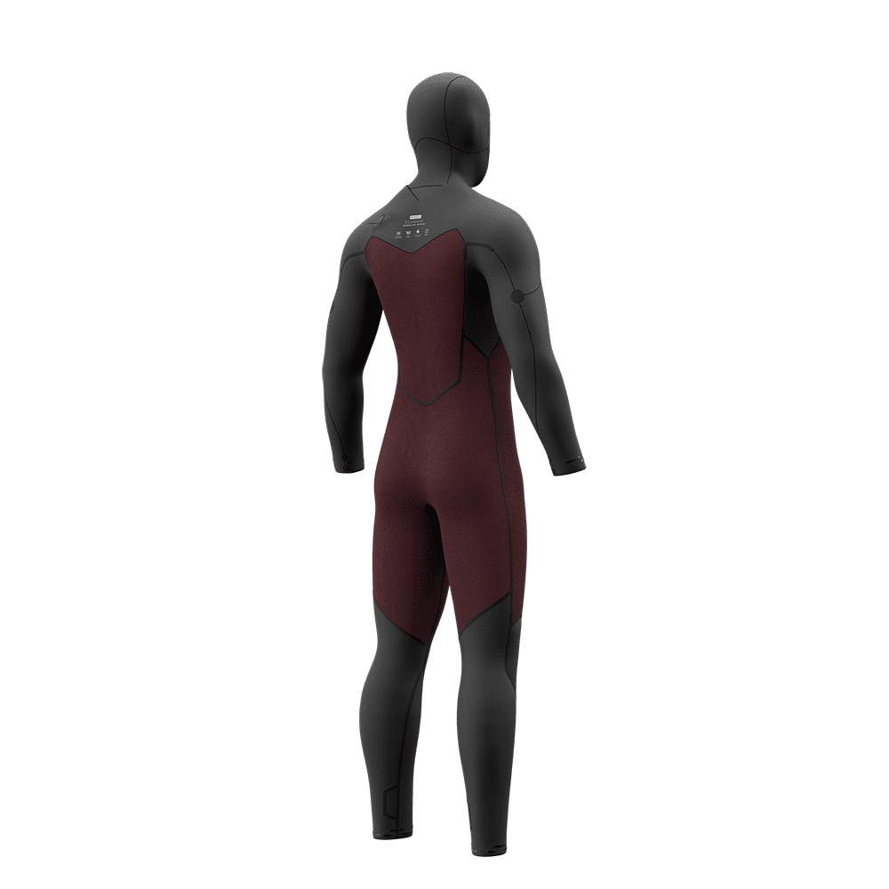 Mystic Motion Hooded Fullsuit 5/3mm Fzip Black – Ansicht 4