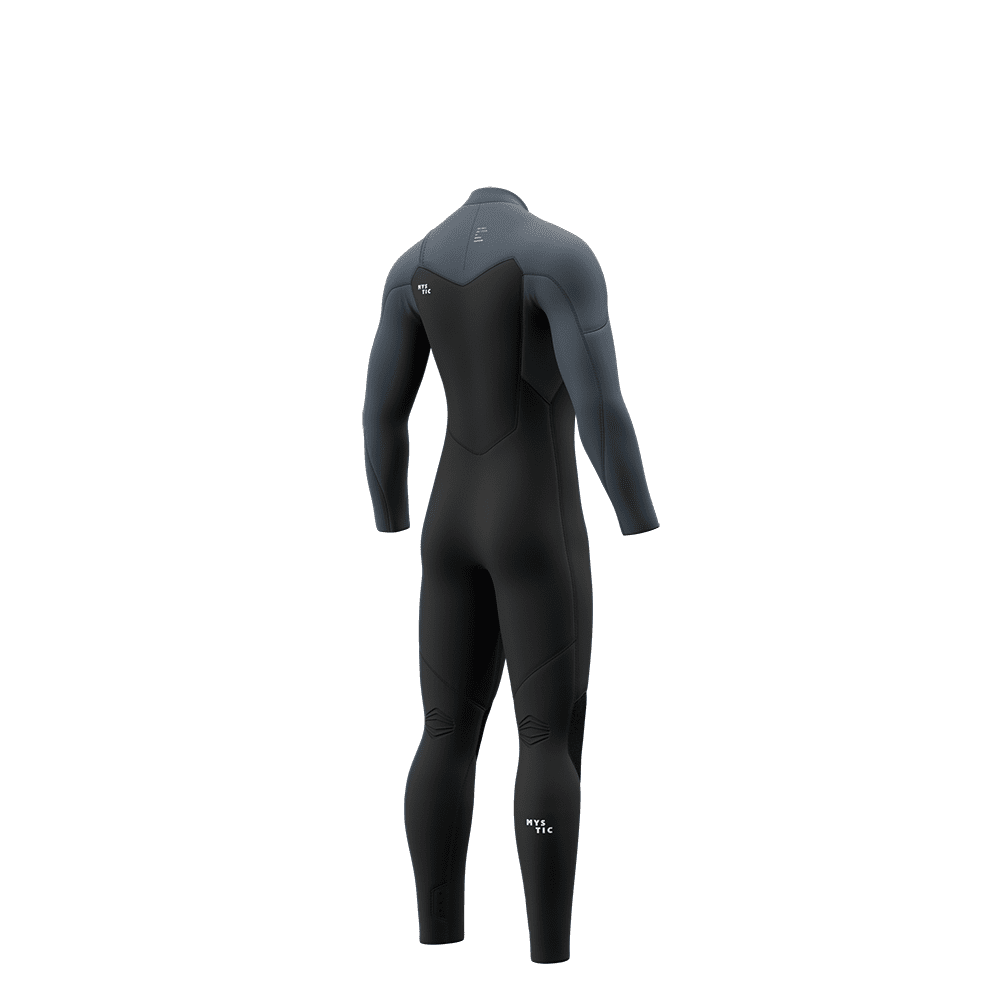 Mystic Motion Fullsuit 4/3mm Fzip Tidal Blue – Ansicht 2