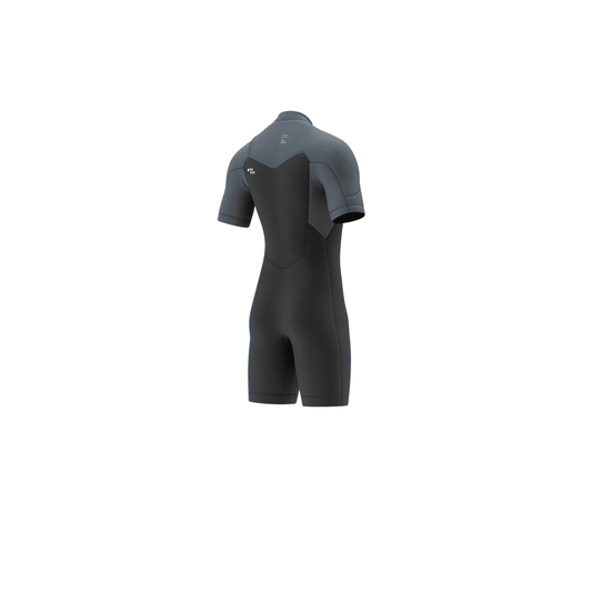 Mystic Motion Shorty 3/2mm Fzip Tidal Blue – Ansicht 2