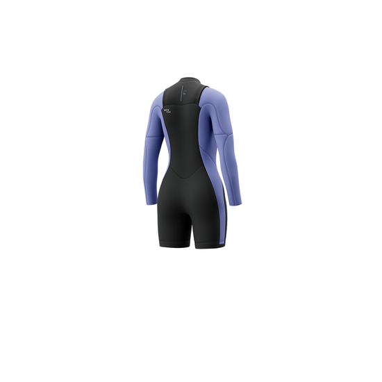 Mystic Haven Longarm Shorty 3/2mm Double Fzip Women Iris Blue – Ansicht 2