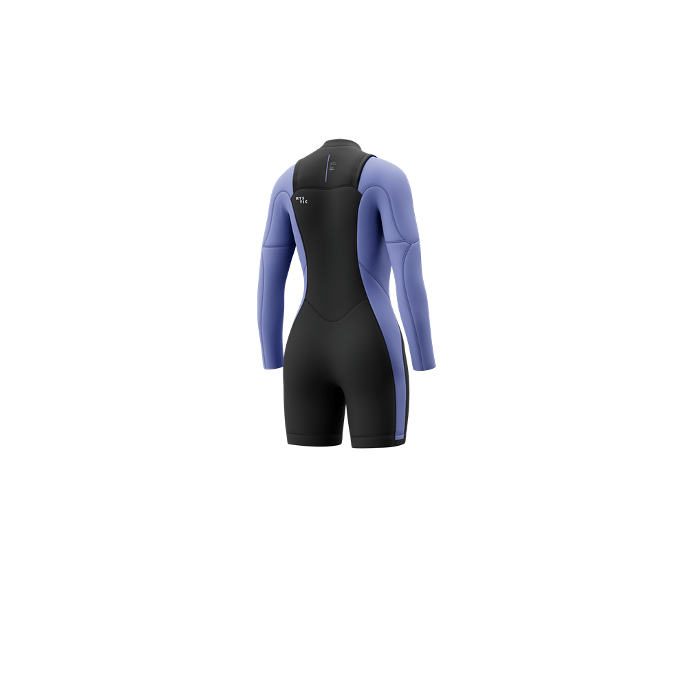 Mystic Haven Longarm Shorty 3/2mm Double Fzip Women Iris Blue – Ansicht 2