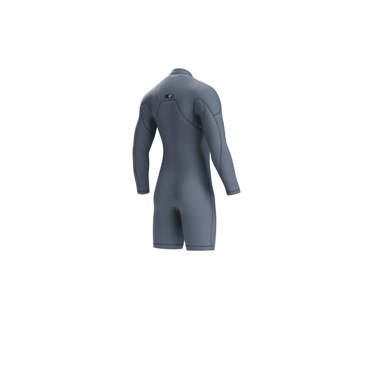 Mystic The One Longarm Shorty 3/2mm Zipfree Tidal Blue – Ansicht 2