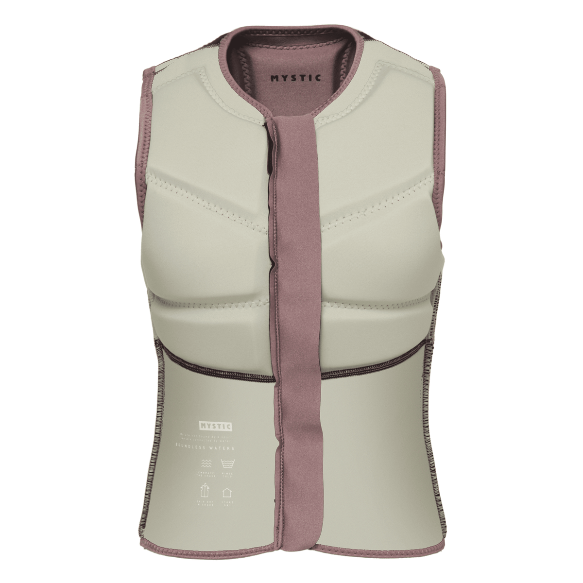 Mystic Star Impact Vest Fzip Women Dusty Rose – Ansicht 3