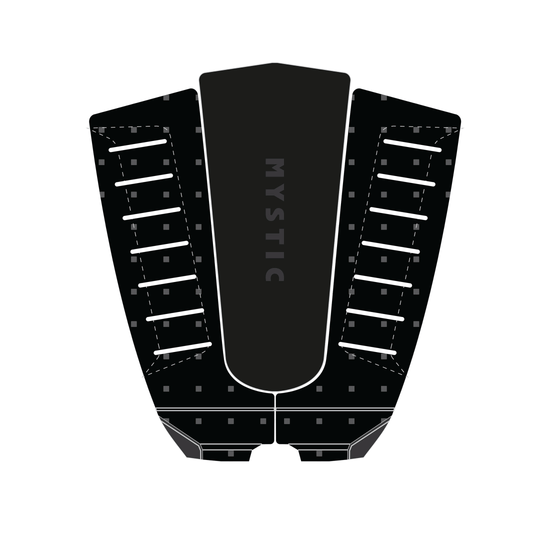 Mystic 3 Piece Tail Pad Round Pin Black