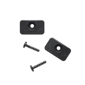 Mystic Foil Footstrap washer + screw Black