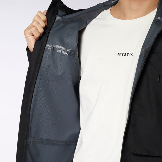 Mystic DTS Rain Jacket 2027 Black – Ansicht 6