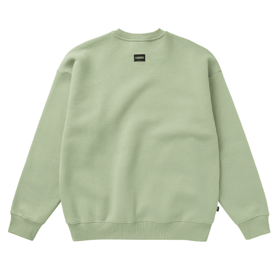 Mystic Brand Crew Sweat 2027 Sage Green – Ansicht 2
