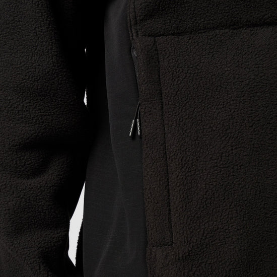 Mystic DTS Fleece Zip Thru Sweat 2027 Black – Ansicht 8