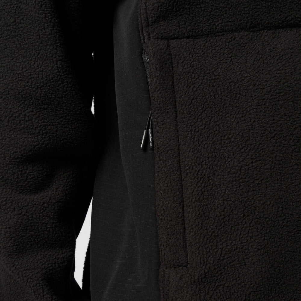 Mystic DTS Fleece Zip Thru Sweat 2027 Black – Ansicht 8
