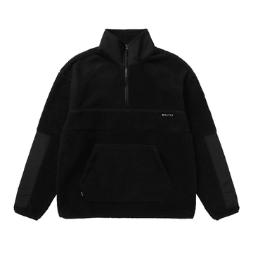 Mystic DTS Fleece Half Zip Sweat 2027 Black