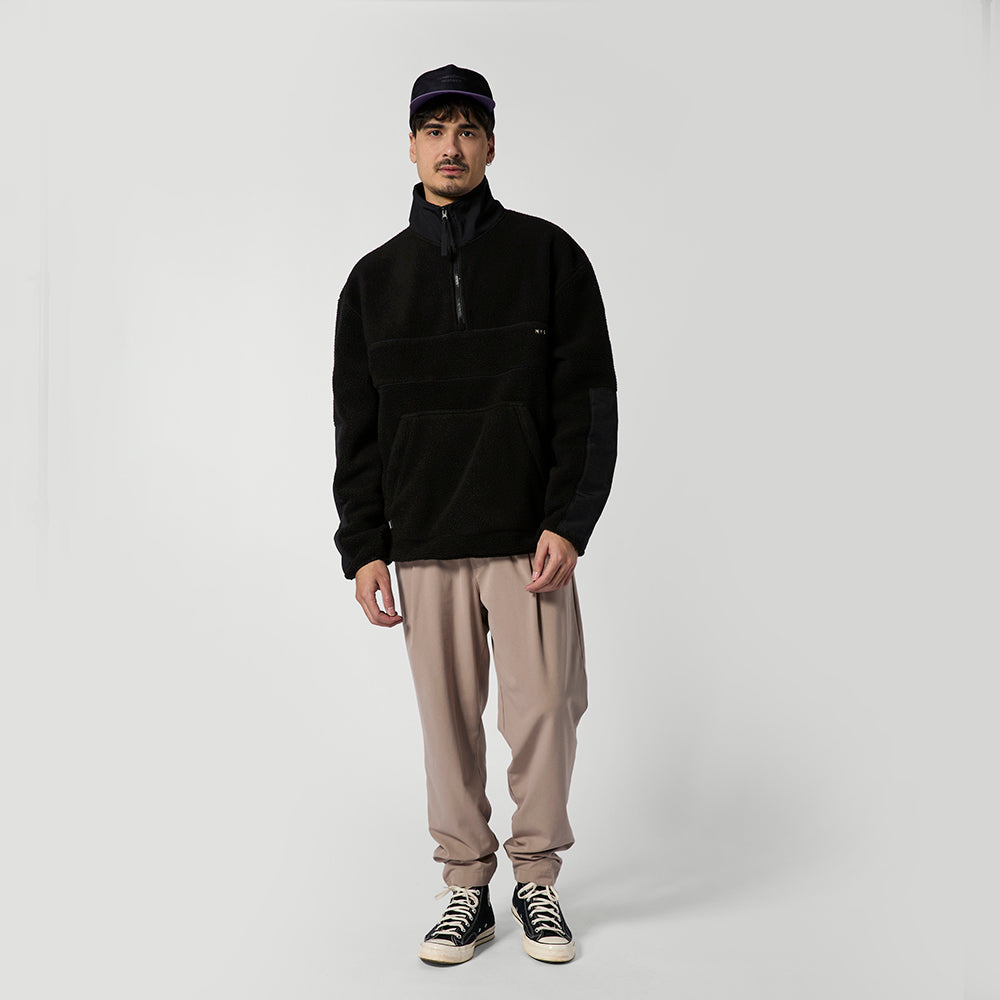 Mystic DTS Fleece Half Zip Sweat 2027 Black – Ansicht 3