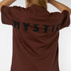 Mystic Profile Tee Deep Brown – Ansicht 7