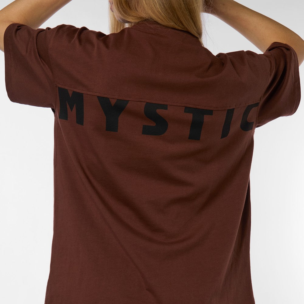 Mystic Profile Tee Deep Brown – Ansicht 7
