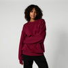Mystic Profile Crew Sweat Berry Nahaufnahme