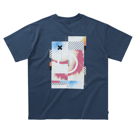 Mystic Diffuse Tee 2027 Petrol Blue – Ansicht 2