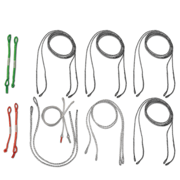 North 2027 Bridle Set Orbit Ersatzteile Kite mit geflochtenen Leinen und Ösen